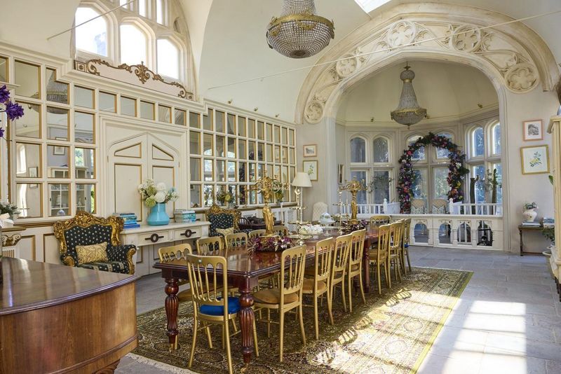 The Orangery set for dining