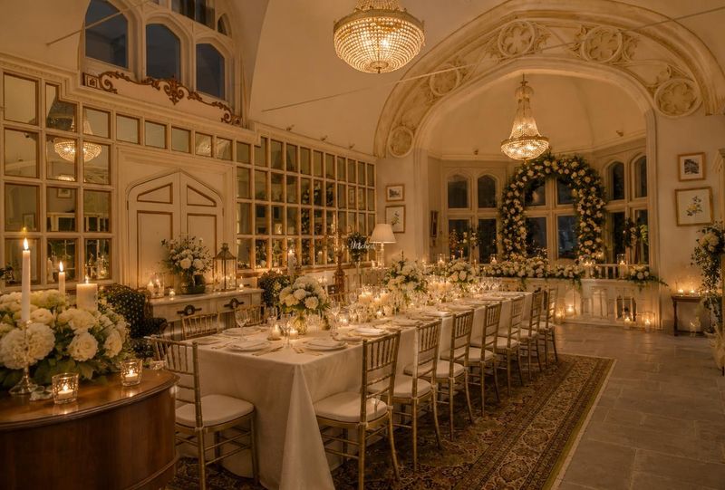 Orangery: AI-altered visualisation of the original room, for illustration only