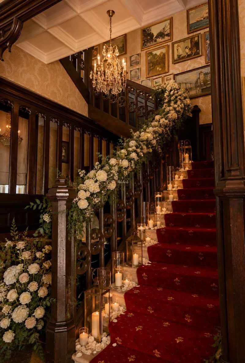 Staircase: AI-altered visualisation of the original room, for illustration only